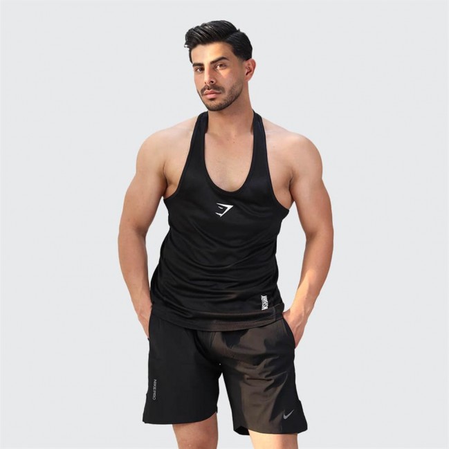 تاپ مردانه قهرمانی بغل هشتی کندویی Gymshark