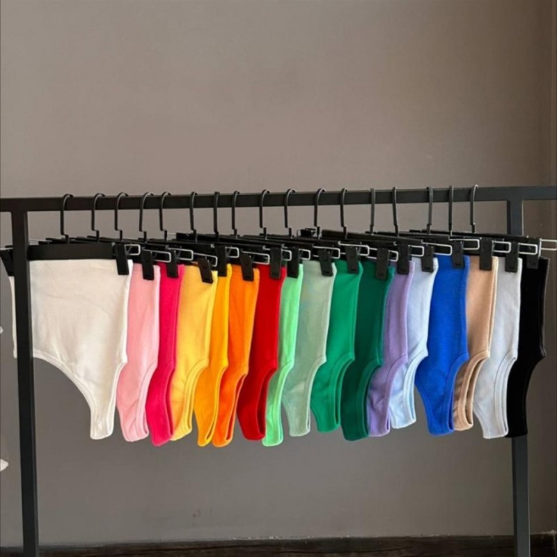 تاپ زنانه کراپ رومی کبریتی تکی