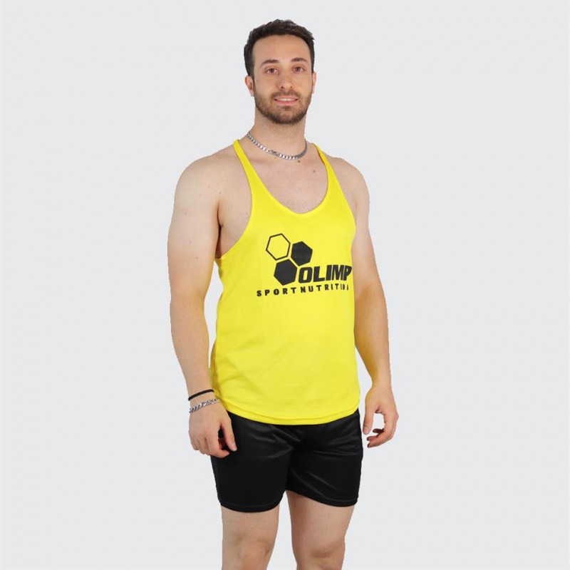 تاپ مردانه بند نازک فلامنت سوزنی olimp