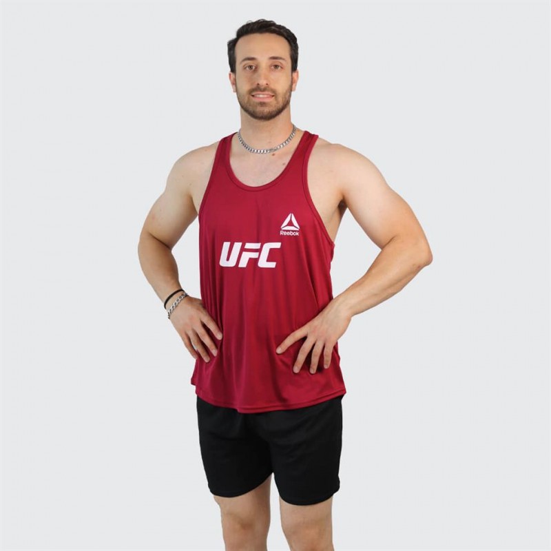 تاپ مردانه قهرمانی سوزنی UFC REEBOK تکی