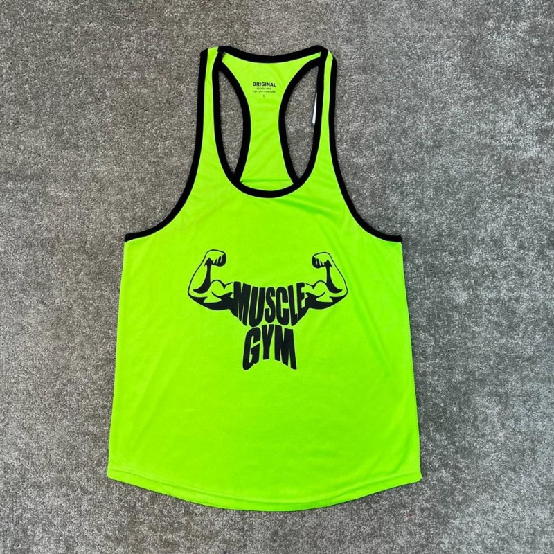 تاپ مردانه قهرمانی فلامنت سوزنی Muscle Gym