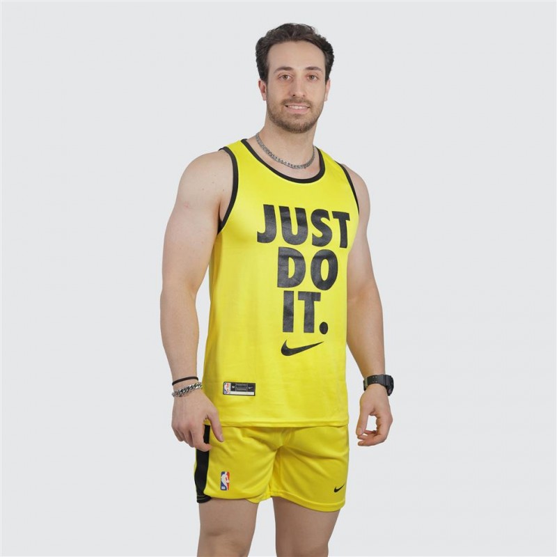 ست مردانه تاپ حلقه ای و شلوارک سوزنی just do it