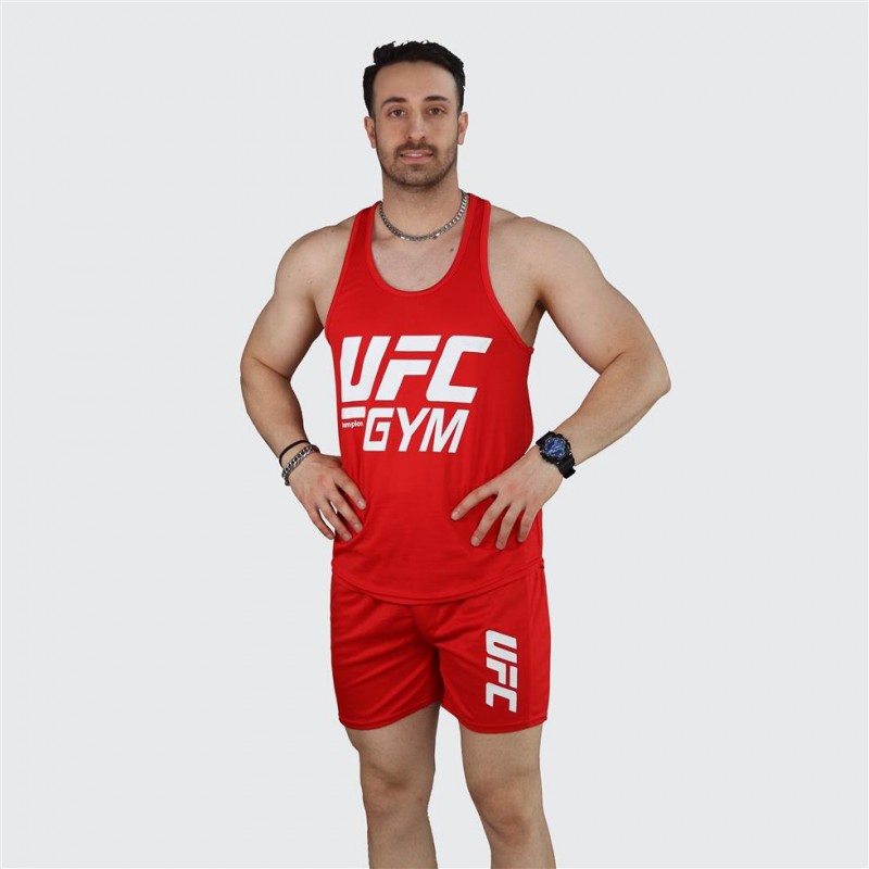 ست مردانه تاپ قهرمانی و شلوارک سوزنی UFC
