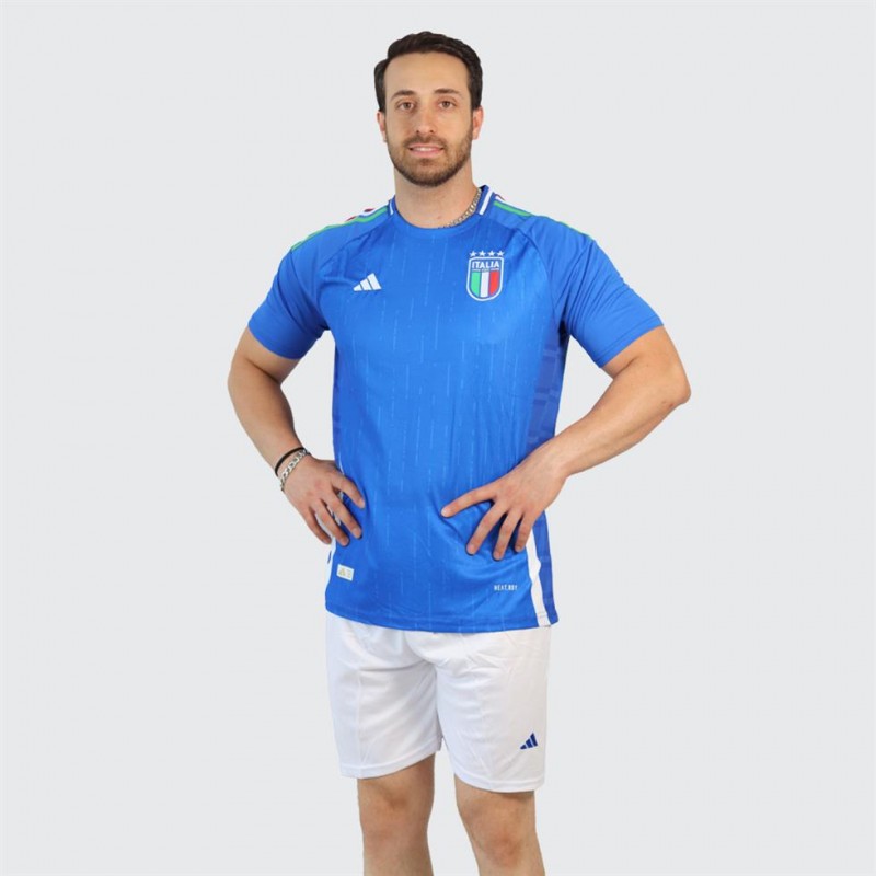 ست مردانه تیشرت و شلوارک وارداتی تیم ملی Italia تکی
