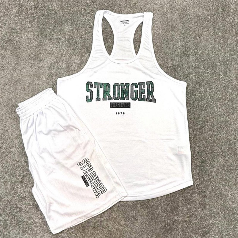 ست مردانه قهرمانی و شلوارک کندویی Stronger